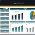 EV Charging Station Financial Model Dashboard Overview | eFinancialModels Dashboard displaying revenue, expenses, and cash flow for EV charging station finance.