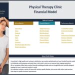 Overview of Physical Therapy Clinic Financial Model | eFinancialModels Contents layout of the Physical Therapy Clinic financial model template
