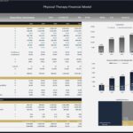 Physical Therapy Clinic Financial Model Executive Summary | eFinancialModels Executive summary of a financial model showing metrics for a physical therapy clinic.