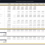 Cash flow table outlining development costs and revenues for reforestation projects.