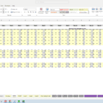 OPEX Cost Breakdown Over 18 Years | eFinancialModels OPEX costs outlined by item over 18 years in an Excel spreadsheet.