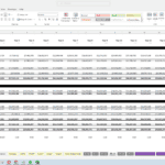 Year-end Balance Sheet for Dam 123, LLC | eFinancialModels 17-year balance sheet showing assets, liabilities, and owner's equity for Dam 123, LLC.