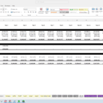 Annual Cash Flow Statement for Dan 123, LLC | eFinancialModels Annual cash flow statement showcasing inflows and outflows across multiple years.