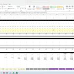 20-Year Monthly Pro-Forma Financial Model Overview | eFinancialModels Spreadsheet displaying a 20-year pro forma with revenue, transmission costs, and operating costs.