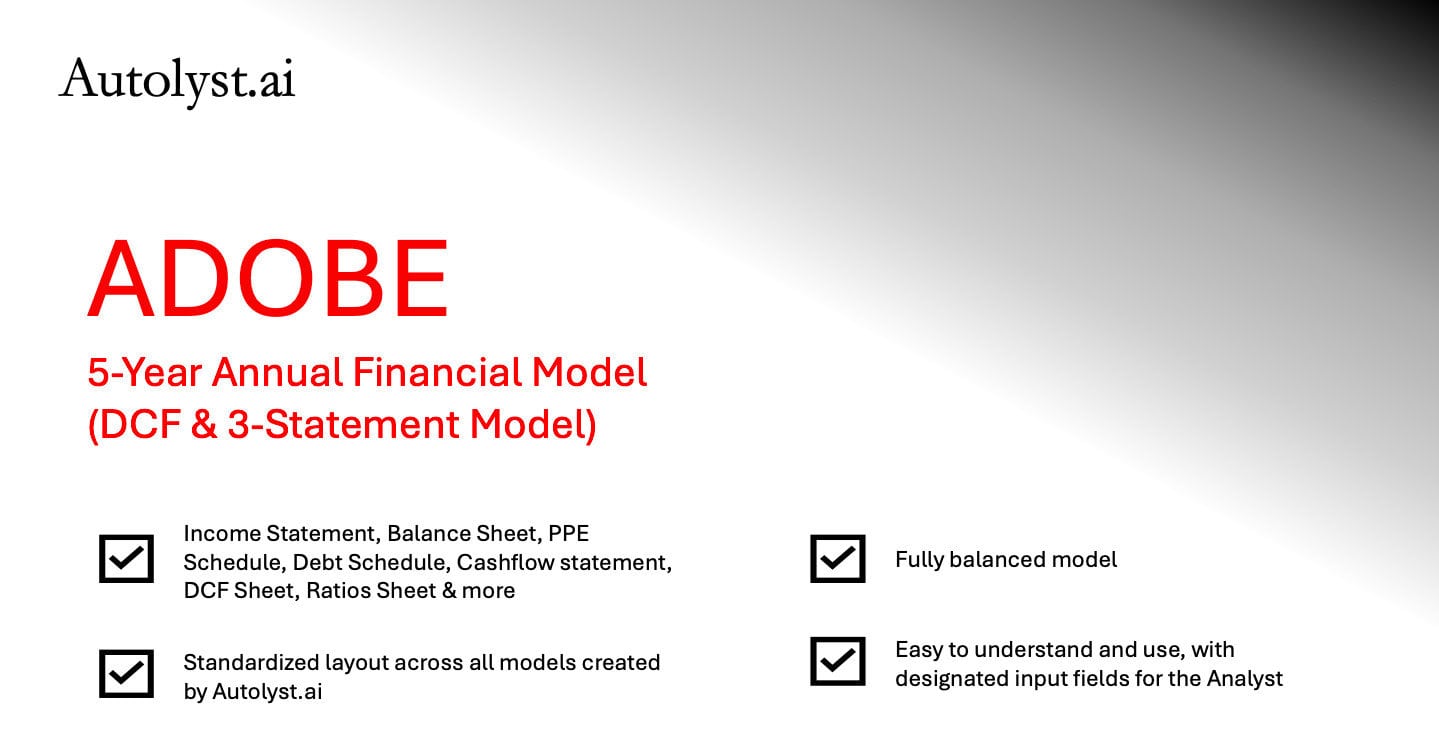 ADOBE 5-Year Annual Financial Model |eFinancialModels