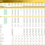 ABC Company Monthly Budget Income Statement | eFinancialModels E-commerce income statement showing revenues and expenses by month.