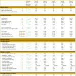Key Financial Ratios Overview for ABC Company | eFinancialModels Financial ratios graph showing ROE, ROA, ROIC, margins, and liquidity ratios for ABC Company.