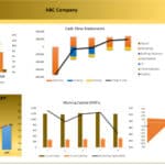 ABC Company Financial Dashboard Overview | eFinancialModels Financial dashboard displaying ABC Company's income and cash flow metrics for 2025-2029.