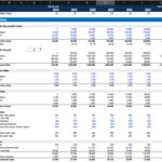 Financial Model Template for Site Traffic Analysis | eFinancialModels Financial modeling spreadsheet showing site traffic and conversion rate assumptions.
