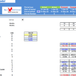 Dentist Center DCF Valuation Model Overview | eFinancialModels DCF model for a dentist center showing cash flow and valuation metrics.
