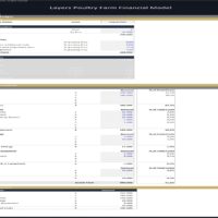 Layers Poultry Farm – 10 Year Financial Model | eFinancialModels