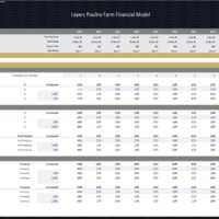 Layers Poultry Farm – 10 Year Financial Model | eFinancialModels