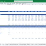 Cash Flow Statement for Financial Analysis | eFinancialModels Cash flow statement showing monthly inflows and outflows for analysis.