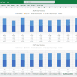 2024-2025 Monthly Financial Metrics Overview | eFinancialModels Monthly financial metrics including revenue and EBITDA for 2024 and 2025.