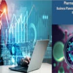 Financial analysis interface with DCF valuation for pharma industry modeling.