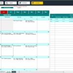 Scheduling calendar for June 2023 with doctor appointments and specialties.
