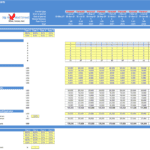 Travel Agency SG&A Financial Model Projections | eFinancialModels SG&A expense forecast model displaying headcount and indirect labor costs for five years.