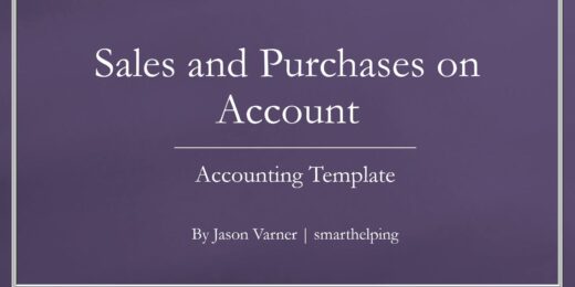 Financial Projection Model for Sales and Purchases on Account