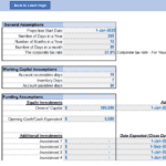 Restaurant Financial Model Assumptions Template | eFinancialModels Financial assumptions template for restaurant business model with funding and operational metrics.