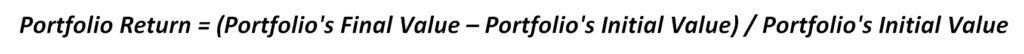 Portfolio Return Calculation Formula | eFinancialModels 4 - Portfolio Return Formula