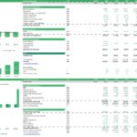 Projected Cash Flow Statement for Bike Rental Business | eFinancialModels Cash flow statement showing operations, investments, and financing for a bike rental business.