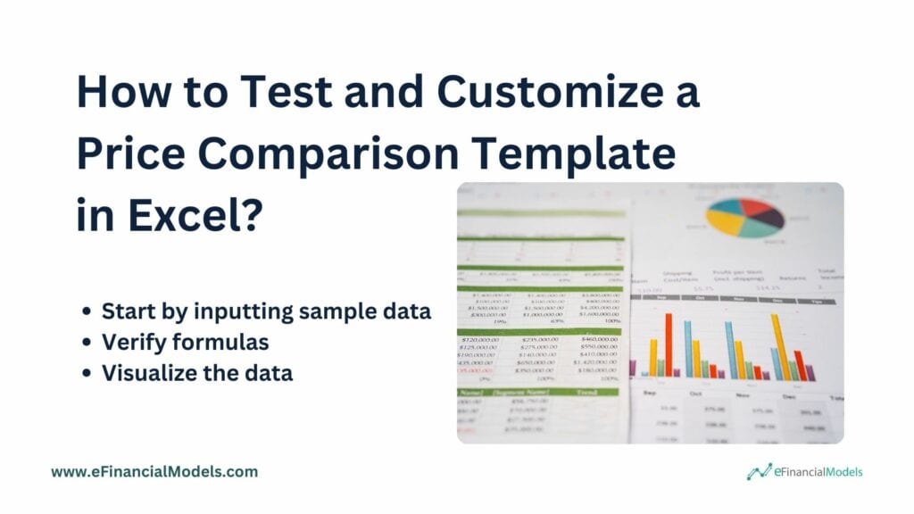 Steps to Customize Price Comparison Template in Excel | eFinancialModels 7 - How to Test and Customize a Price Comparison Template in Excel