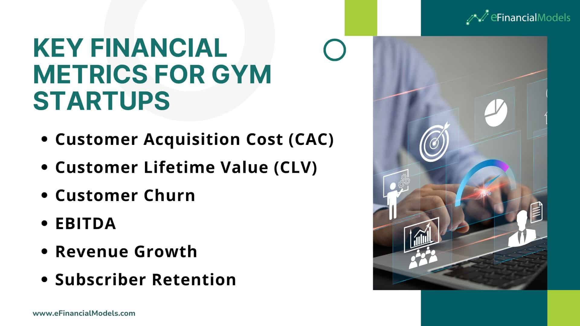 Key Financial Metrics for Gym Startups Visual | eFinancialModels 9 - Key Financial Metrics for Gym Startups