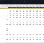 Monthly cash flow budget for scooter rental business, detailing revenues, expenses, and financing for 2025.