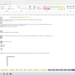 Excel template showing financial assumptions for startup investment analysis.