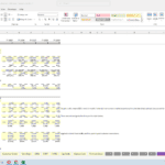 Excel table showing revenue assumptions including ad spend and conversion rates.