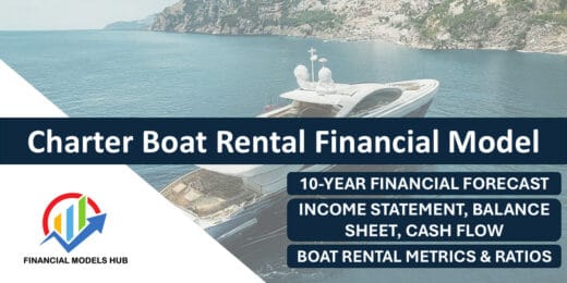 Charter Boat Rental Financial Model (10 Year Financial Forecast)