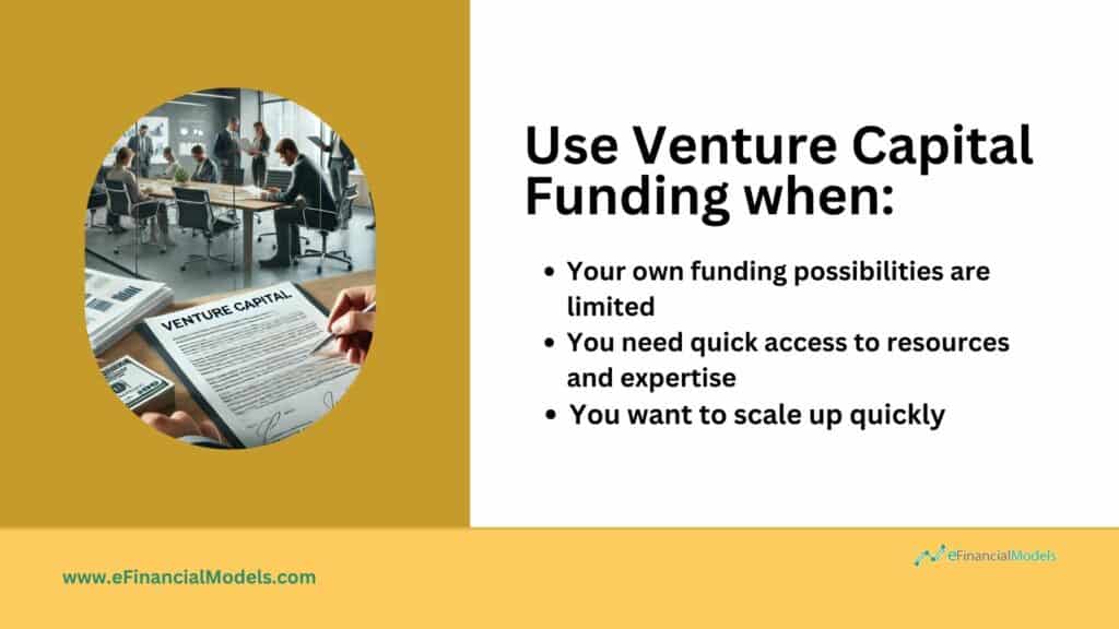 Guidelines for Utilizing Venture Capital Funding | eFinancialModels 10 - When to Use Venture Capital Fundraising
