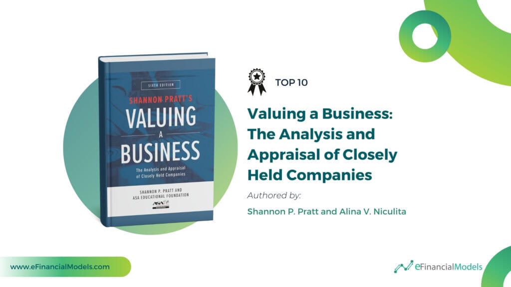 Business Valuation Book Cover by Shannon Pratt | eFinancialModels Valuing a Business: The Analysis and Appraisal of Closely Held Companies
