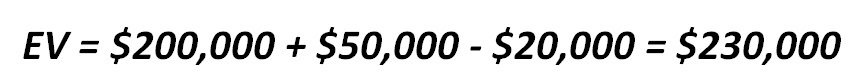 Enterprise Value Calculation Example | eFinancialModels 8 - Enterprise Value Calculation