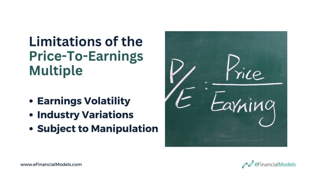 Limitations of the Price-To-Earnings Ratio | eFinancialModels 8 - Limitations of the Price-To-Earnings Multiple