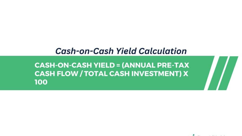 Cash-on-Cash Yield Formula Illustration | eFinancialModels 5 - Cash-on-Cash Yield Calculation