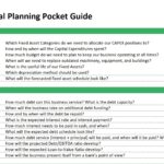 Visual guide to 10-step financial planning covering CAPEX and financial debt concepts.