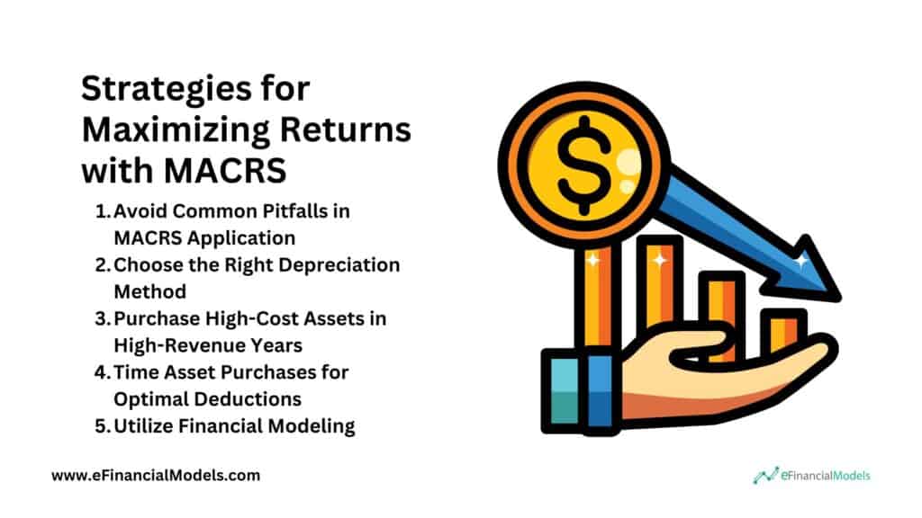 Strategies to Maximize Tax Benefits with MACRS | eFinancialModels 5 - Strategies for Maximizing Tax Benefits with MACRS