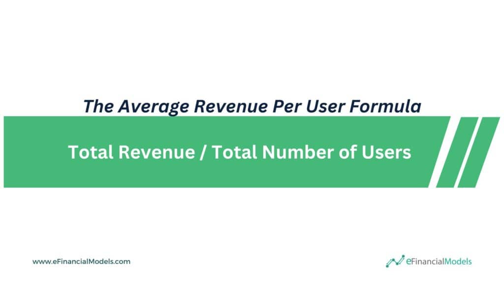 4 - Average Revenue Per User Formula