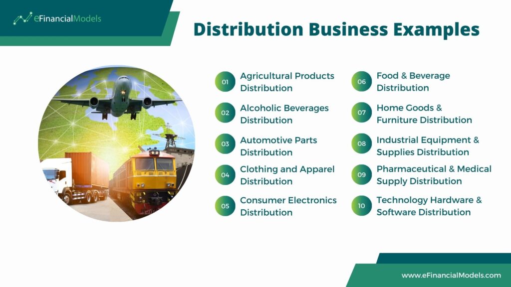 Distribution Business Categories for Financial Modeling | eFinancialModels Distribution Business Examples