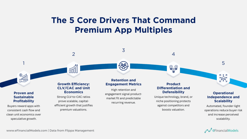 The 5 Core Drivers That Command Premium App Multiples | eFinancialModels The 5 Core Drivers That Command Premium App Multiples