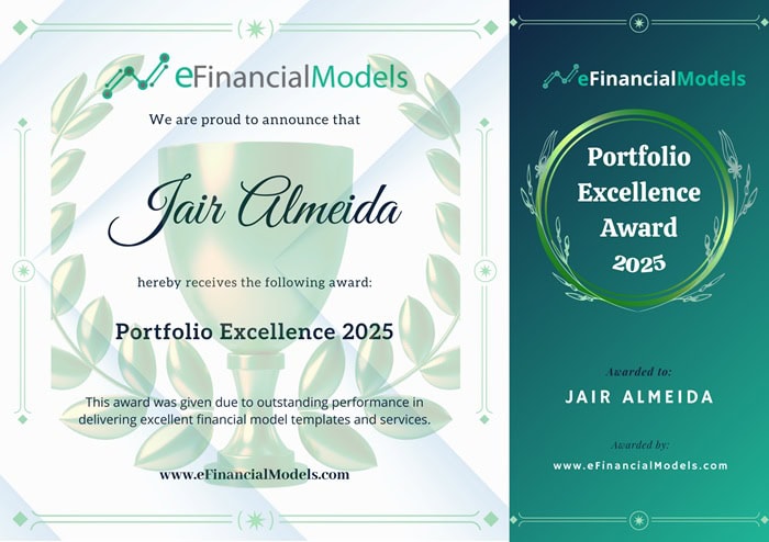 Vendor Awards 2025 - Portfolio Excellence | eFinancialModels