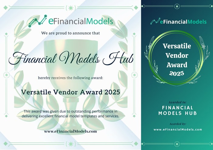 Vendor Awards 2025 - Versatile Vendor Award | eFinancialModels