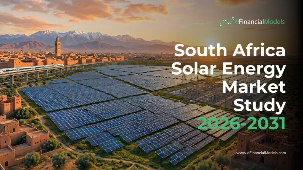 Pie chart showing South Africa solar market segmentation utility-scale CI embedded generation and residential rooftop | eFinancialModels Pie chart showing South Africa solar market segmentation: utility-scale, C&I embedded generation, and residential rooftop