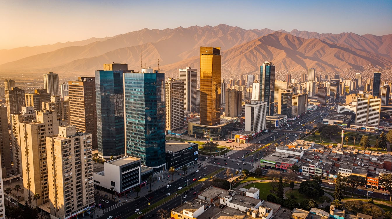 Flowchart showing how copper price increases transmit through Peru | eFinancialModels Flowchart showing how copper price increases transmit through Peru's economy via royalties, reinvestment, and export revenues to drive GDP growth