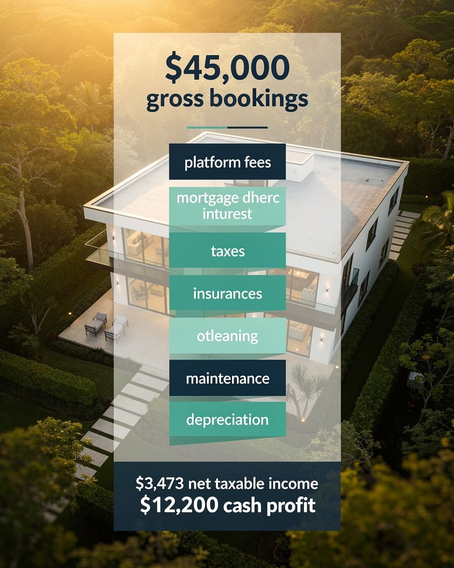 Airbnb host reviewing financial model dashboard on monitor showing monthly revenue expenses and occupancy trends for ongoing pricing decisions | eFinancialModels Airbnb host reviewing financial model dashboard on monitor showing monthly revenue, expenses, and occupancy trends for ongoing pricing decisions