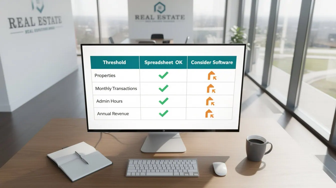 Comparison table showing four thresholds where Airbnb hosts should consider upgrading from free spreadsheets to dedicated software | eFinancialModels Comparison table showing four thresholds where Airbnb hosts should consider upgrading from free spreadsheets to dedicated software