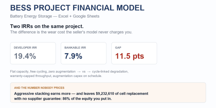 BESS Project Financial Model – Battery Energy Storage BESS Project Financial Model – Battery Energy Storage