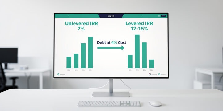 Levered vs. Unlevered IRR: A Practical Framework