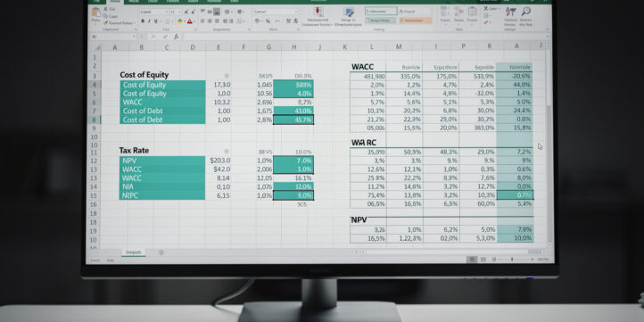 WACC and NPV Formula: Calculations and Excel Guide